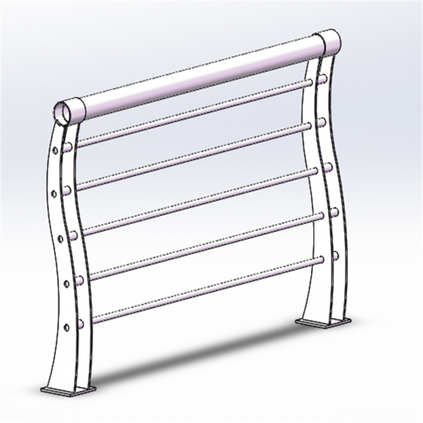 橋梁河道護(hù)欄